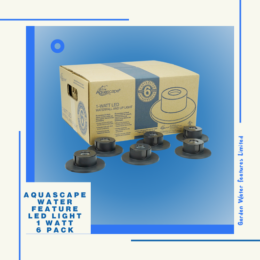 1-Watt LED Water Feature Lights (6 Pack) | Energy-Efficient Lighting