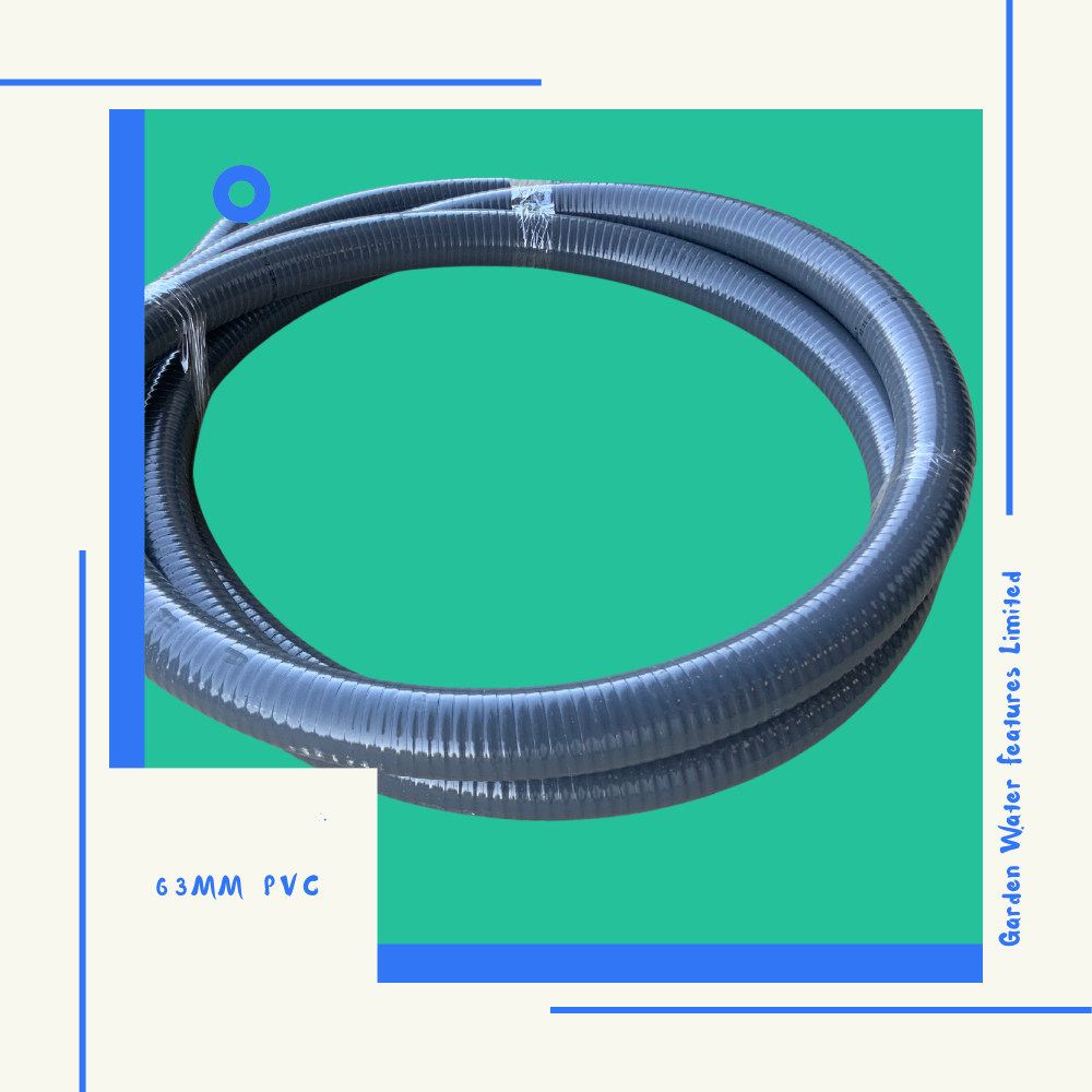 Pond Hose - Solvent - Flexible PVC Pipe - WaterFeature.Shop