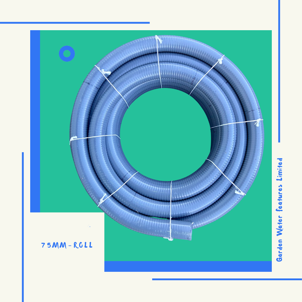 Pond Hose - Solvent - Flexible PVC Pipe - WaterFeature.Shop