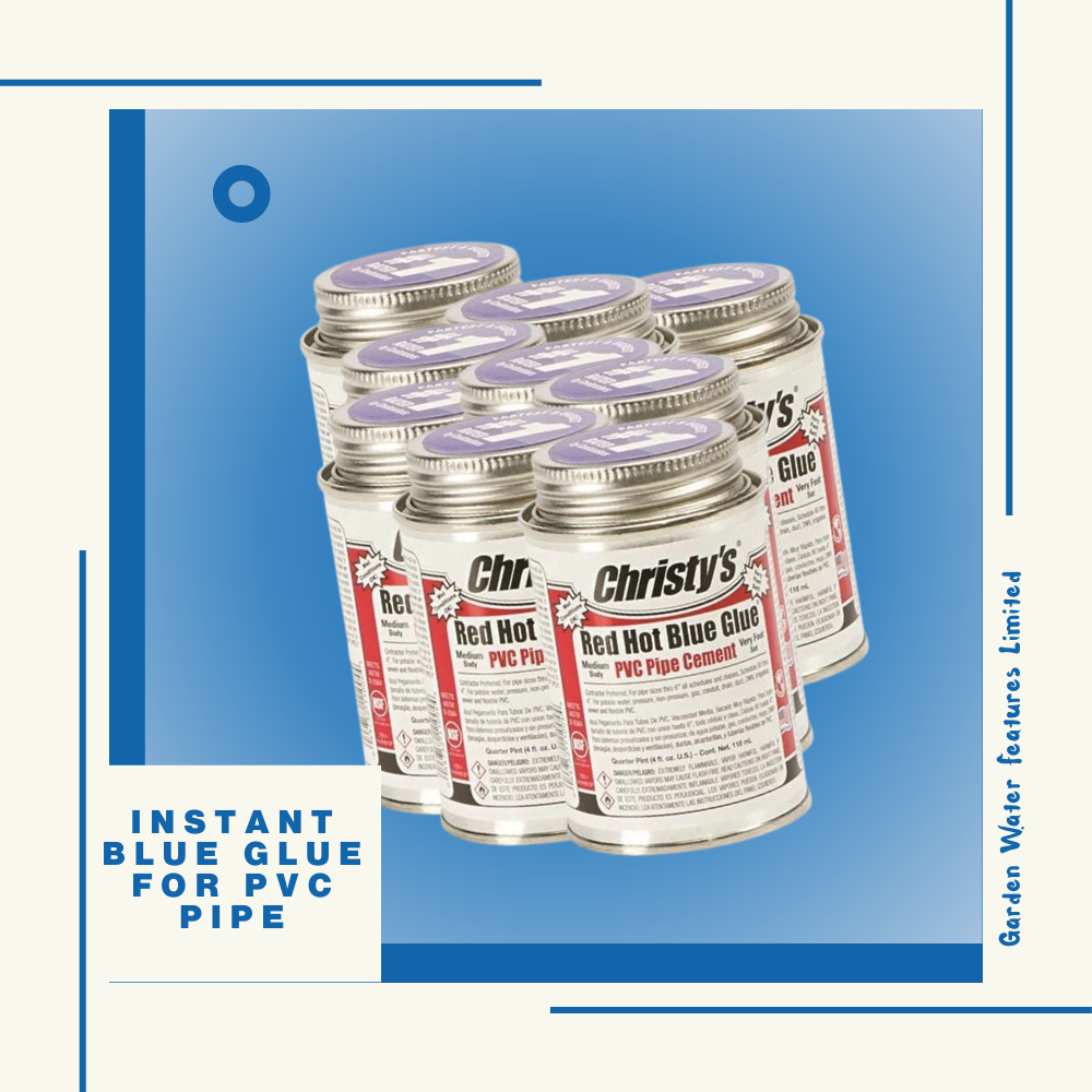 Instant Blue Glue - for PVC Pipe - WaterFeature.Shop