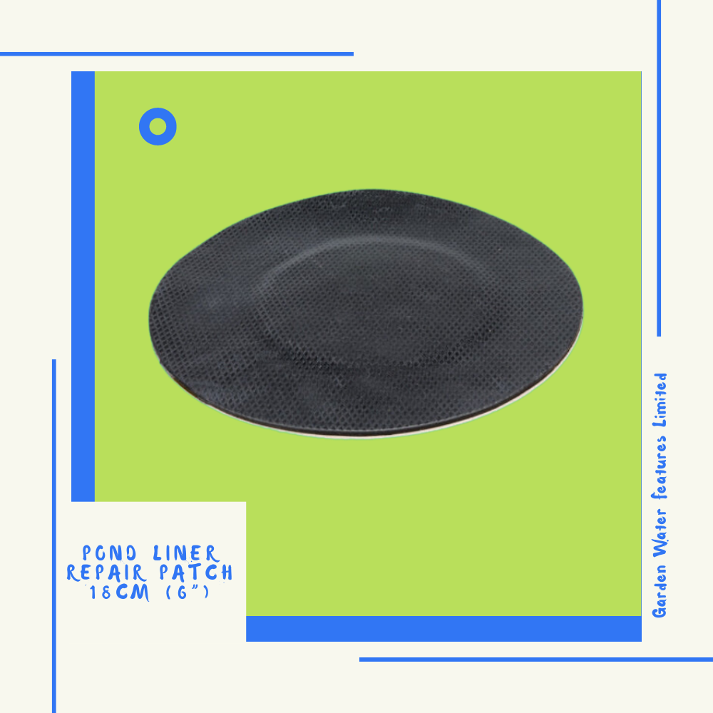 EPDM pond liner repair patch 18cm - 6” - Garden Water Features