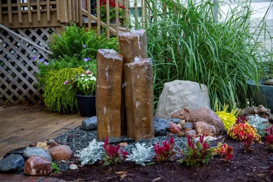 Faux Basalt Column "Set of Three"