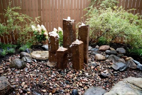 Faux Basalt Column Set of Five