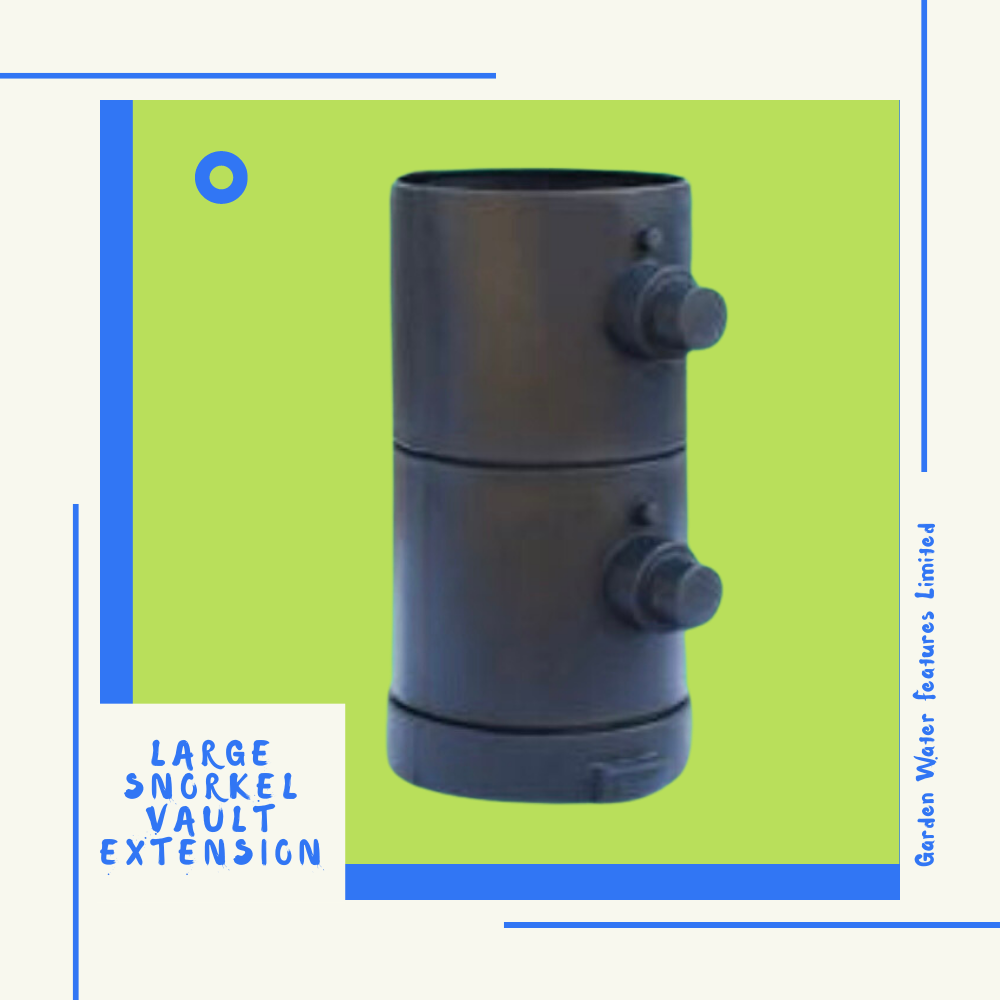 Large Snorkel Vault Extension - Garden Water Features