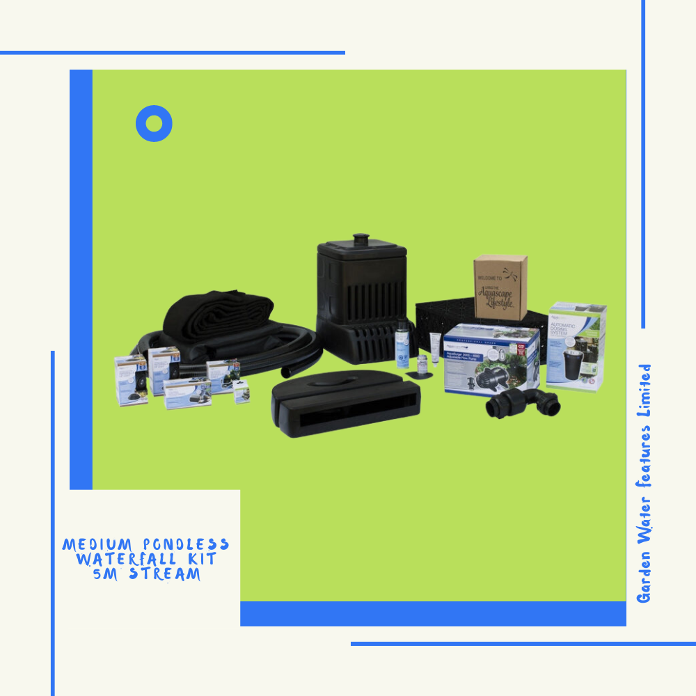 Medium Pondless® 5m Stream/Waterfall Kit - Garden Water Features