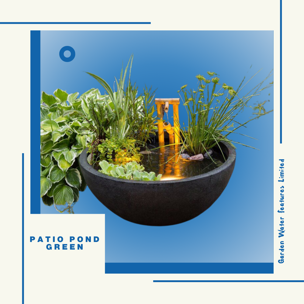 aquascape aquatic patio pond pot planter Aquascape Patio Pond - Green Slate | Durable UK Water Features – Mark Wilson