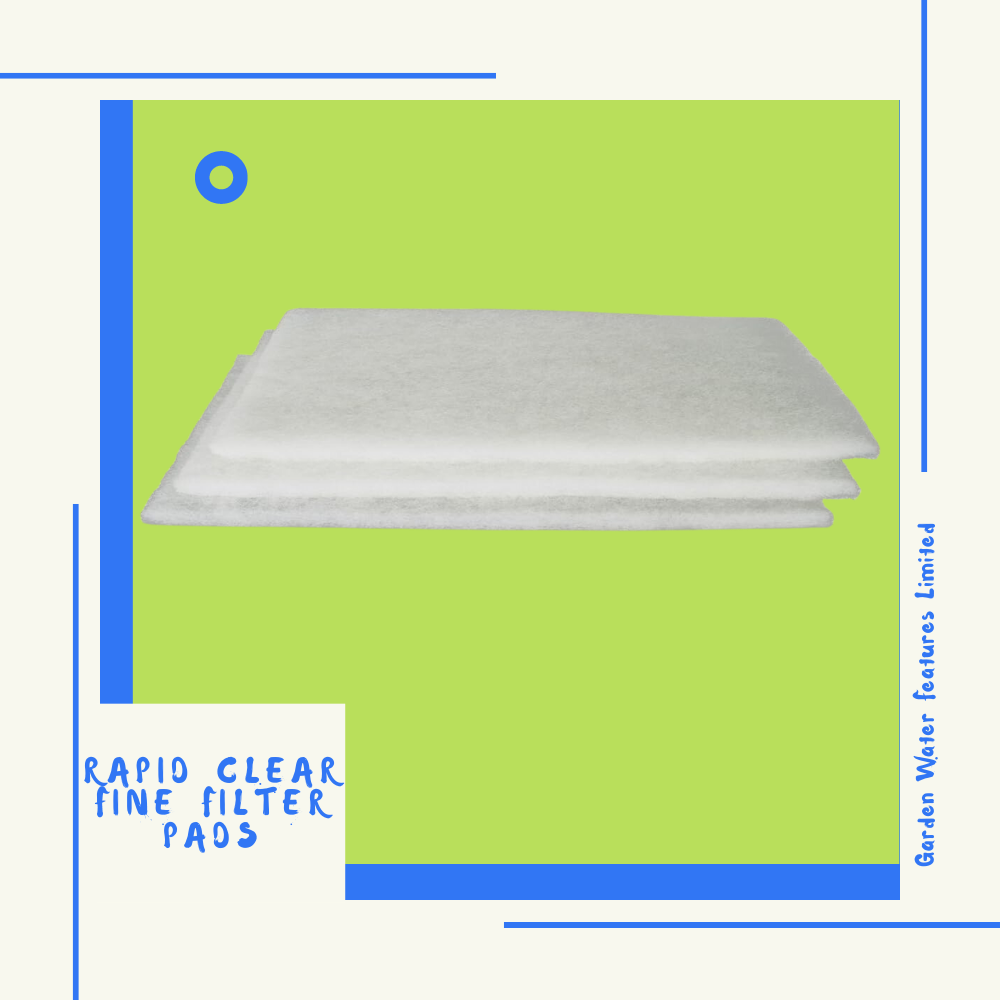 Rapid Clear Fine Filter - Pad Set - Garden Water Features