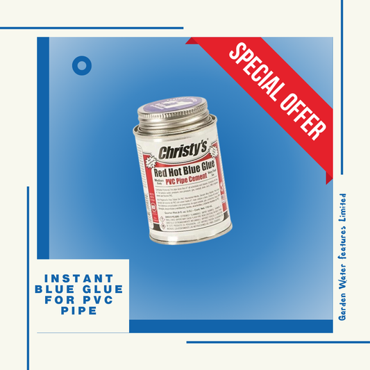Instant Blue Glue - for PVC Pipe - WaterFeature.Shop