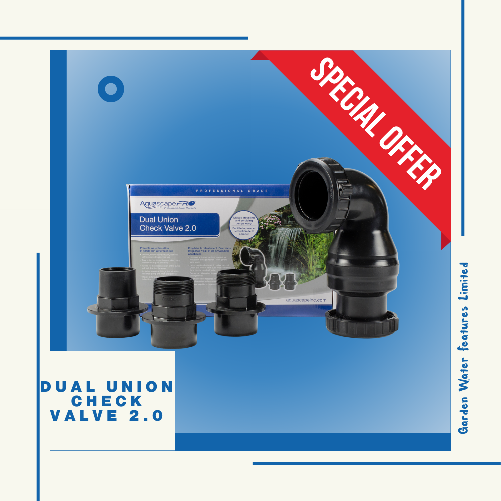 DUAL UNION CHECK VALVE 2.0 - WaterFeature.Shop