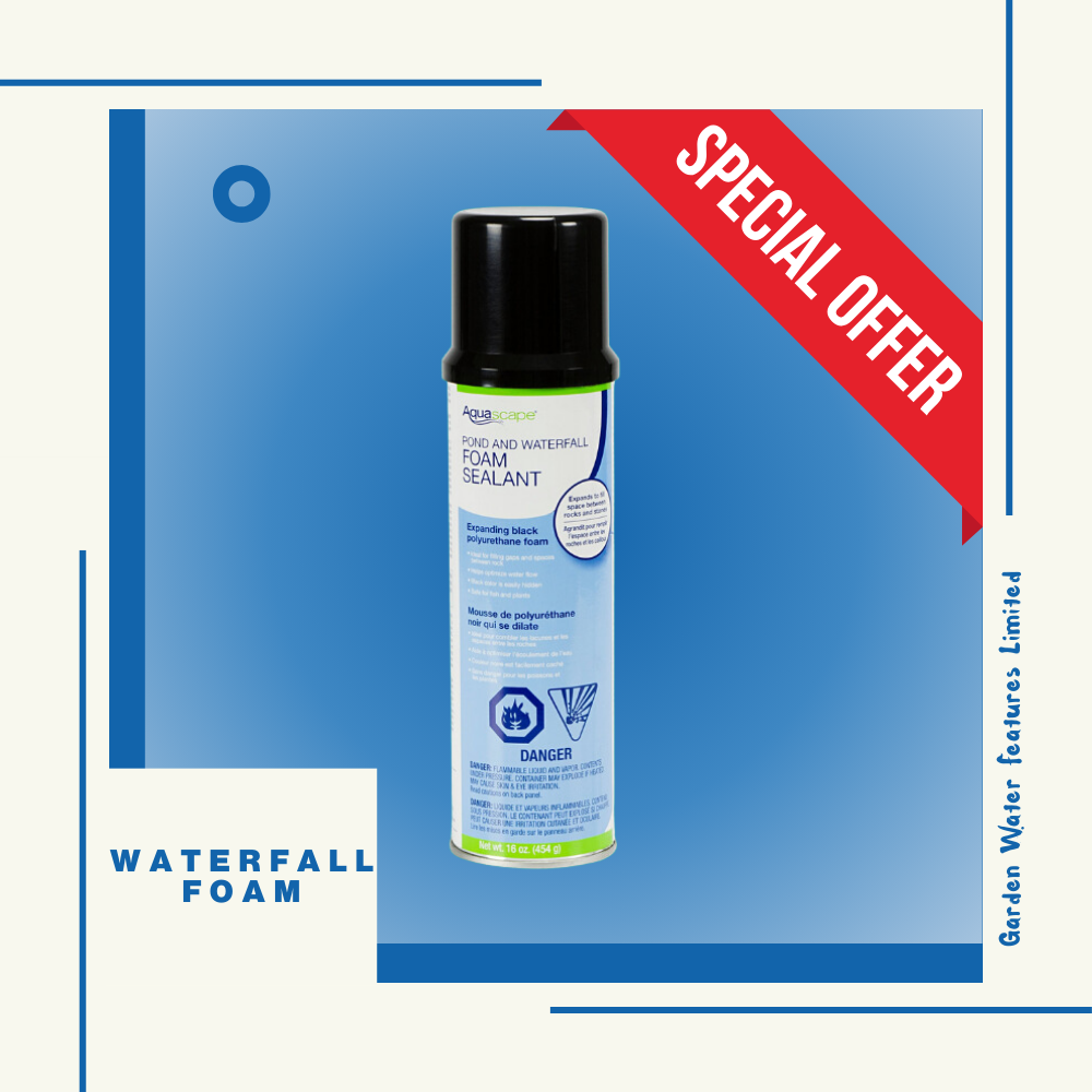 Pond and Waterfall Foam Sealant - WaterFeature.Shop