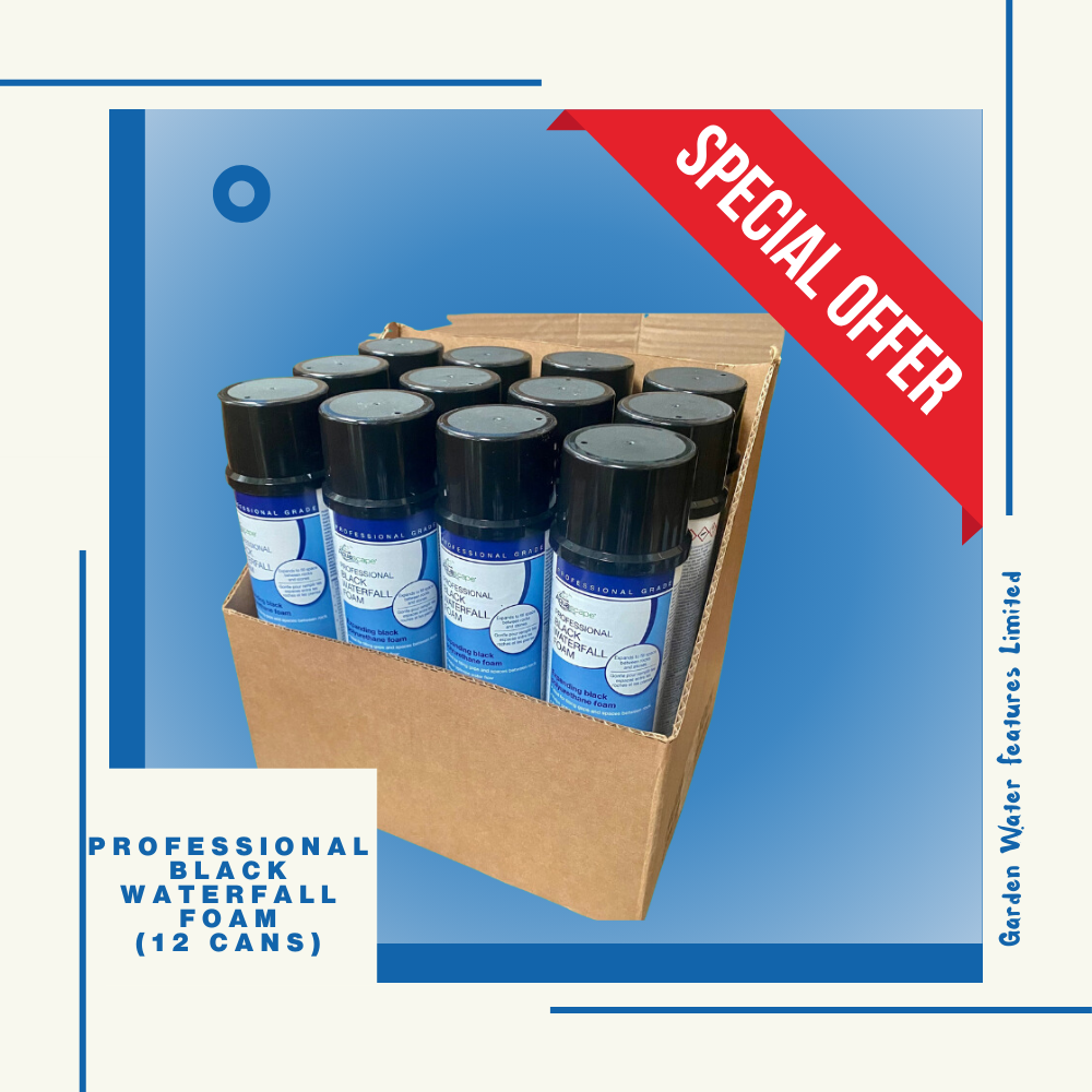 Professional Black Waterfall Foam