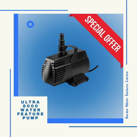 Ultra 8000 - Water Feature Pump - WaterFeature.Shop