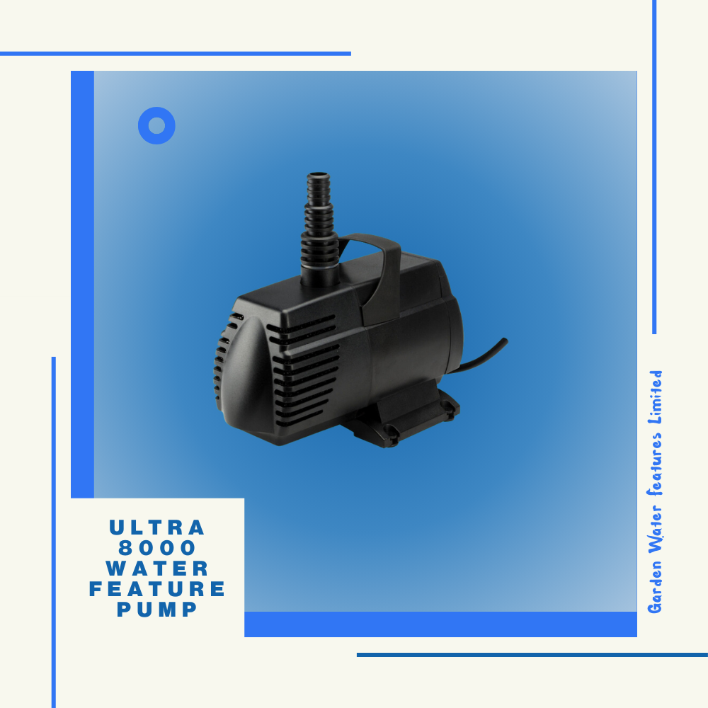 Ultra 8000 - Water Feature Pump - WaterFeature.Shop