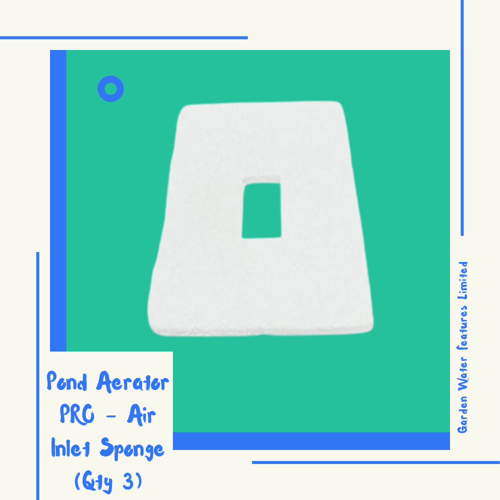 Pond Aerator PRO – Air Inlet Sponge (Qty 3)