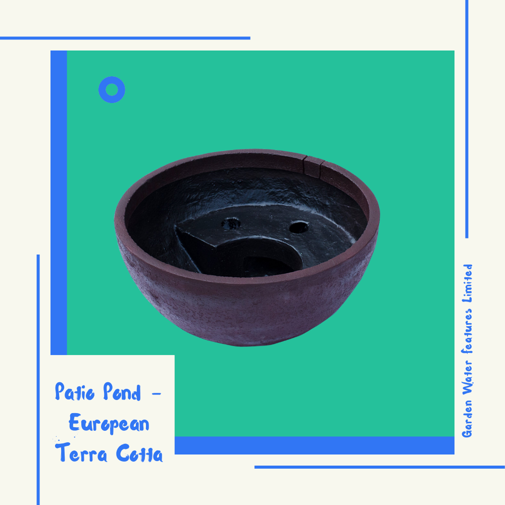 Patio Pond - European Terra Cotta - WaterFeature.Shop