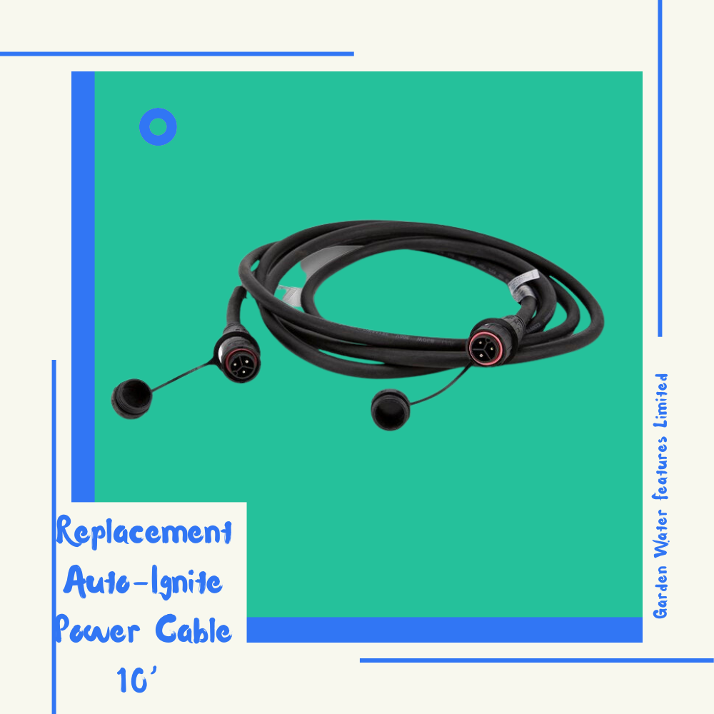 Replacement Auto-Ignite Power Cable 10’