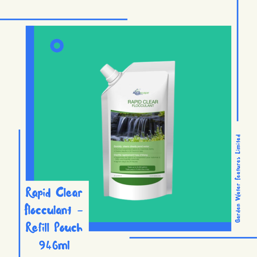 Aquascape Rapid Clear Flocculant refill for pond clarity