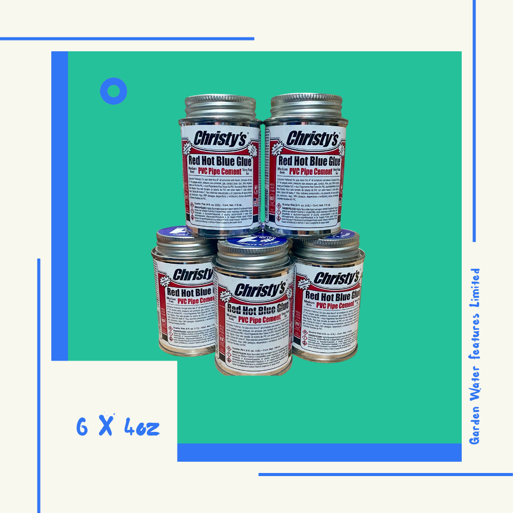 Instant Blue Glue - for PVC Pipe - WaterFeature.Shop