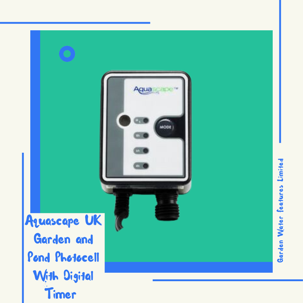 Aquascape UK Garden and Pond Photocell With Digital Timer - WaterFeature.Shop