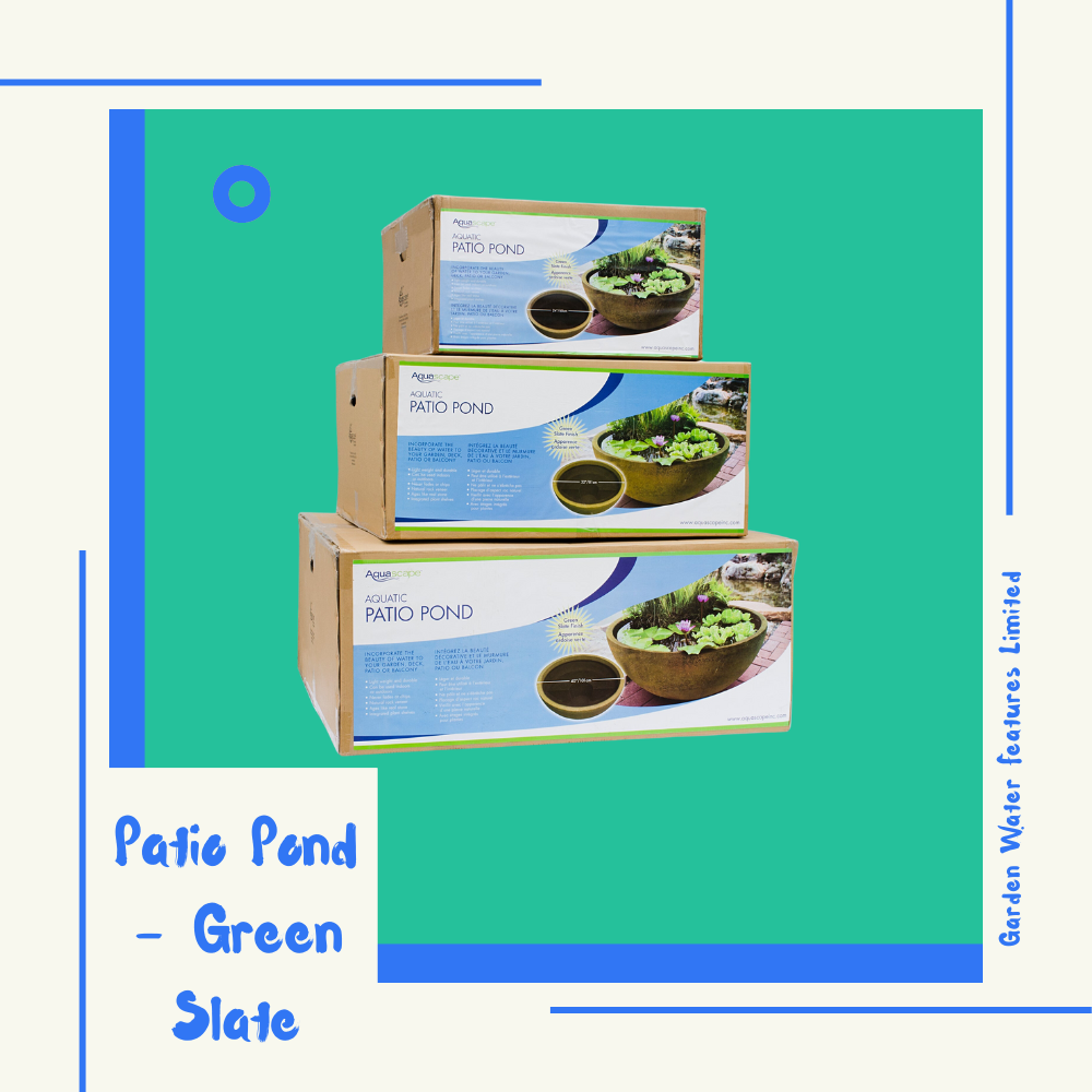Patio Pond - Green Slate - WaterFeature.Shop
