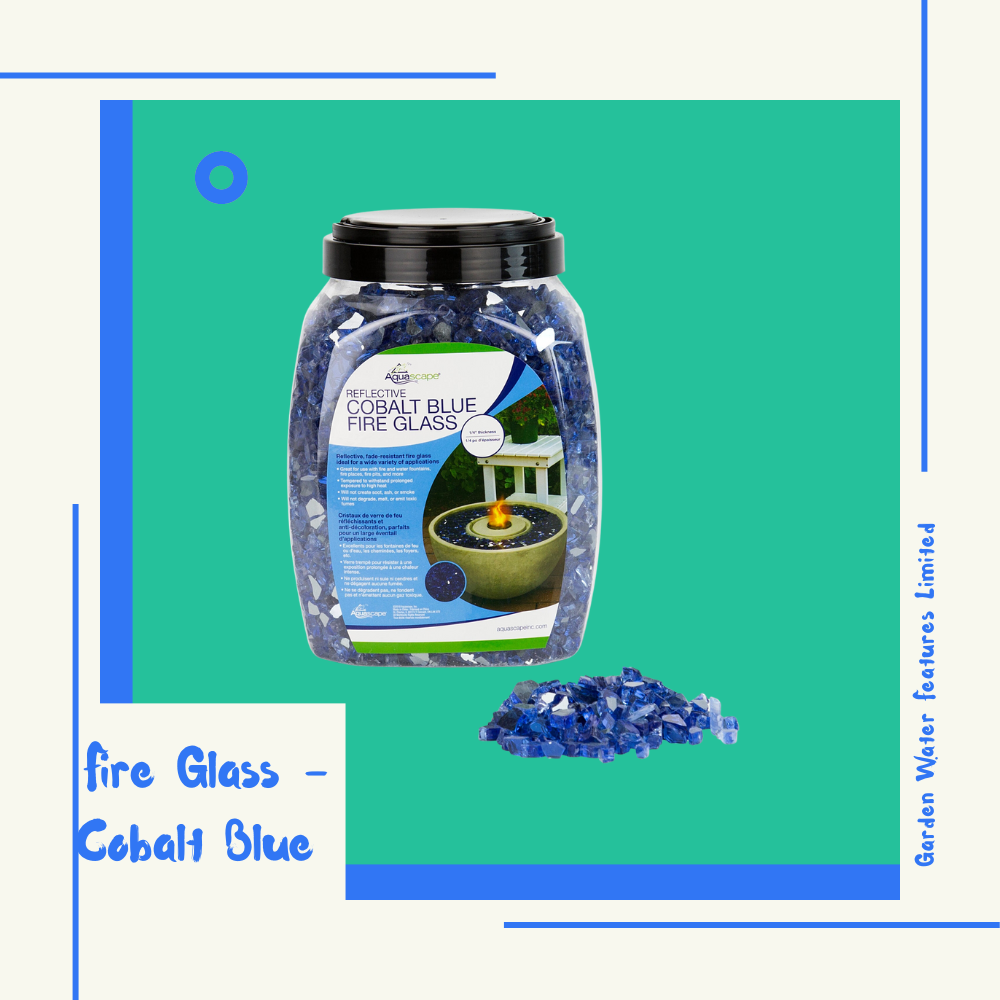 Fire Glass Blue - WaterFeature.Shop