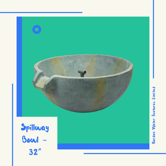 Spillway Bowl - 32ā - WaterFeature.Shop