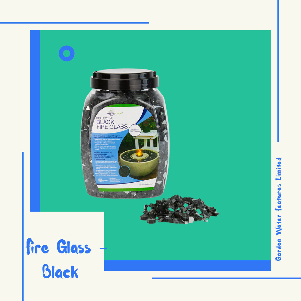 Fire Glass Black - WaterFeature.Shop