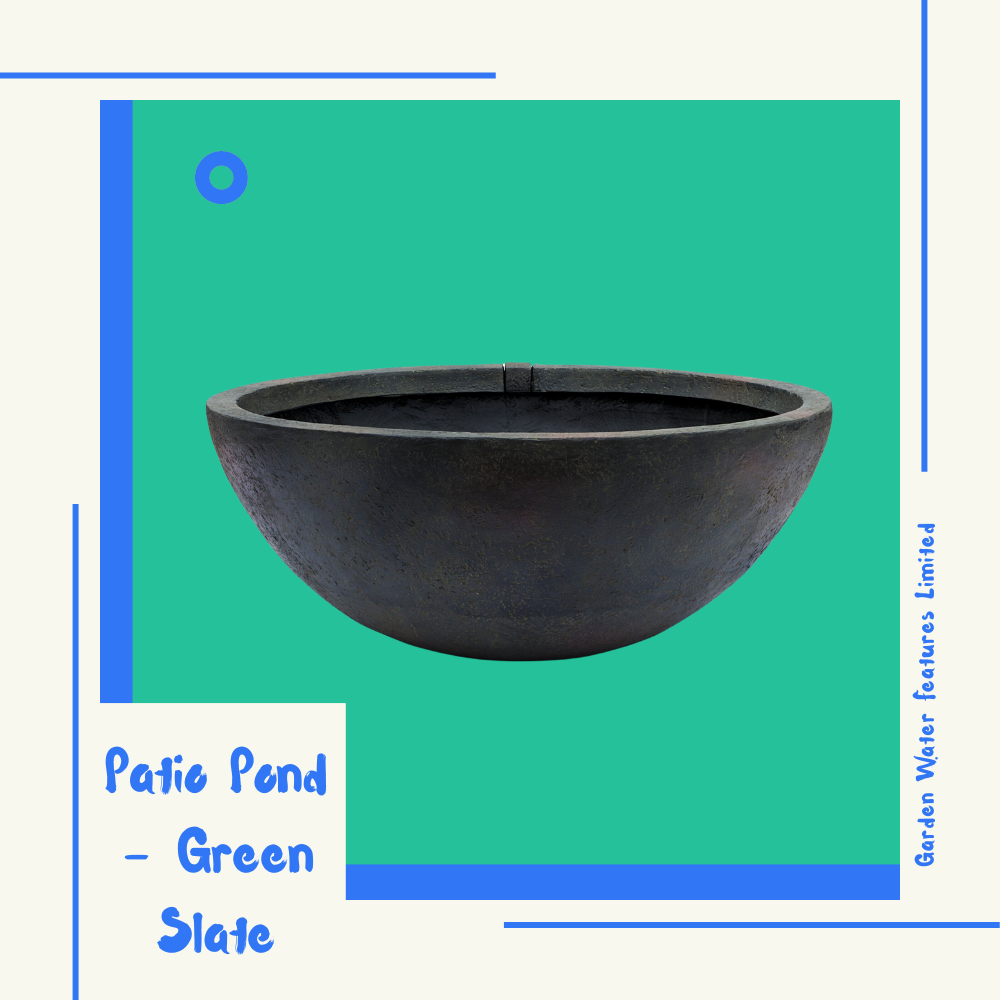 Patio Pond - Green Slate - WaterFeature.Shop