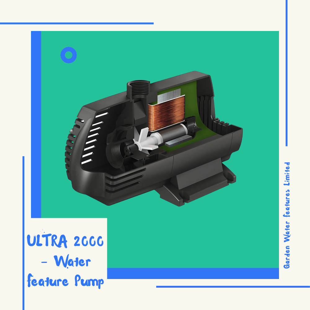 ULTRA 2000 - Water Feature Pump - WaterFeature.Shop