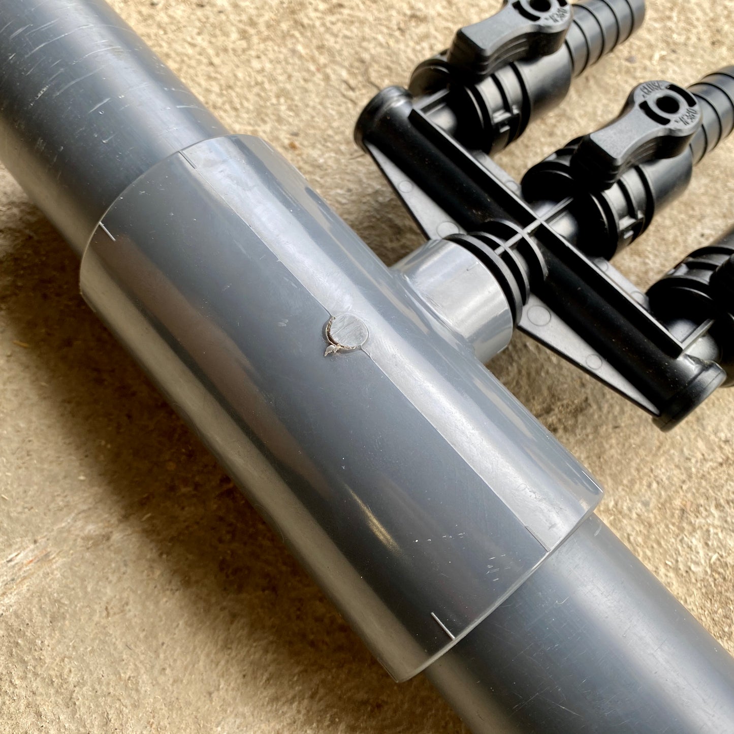 50mm to 3/4” Female Thread Reducing Tee - WaterFeature.Shop