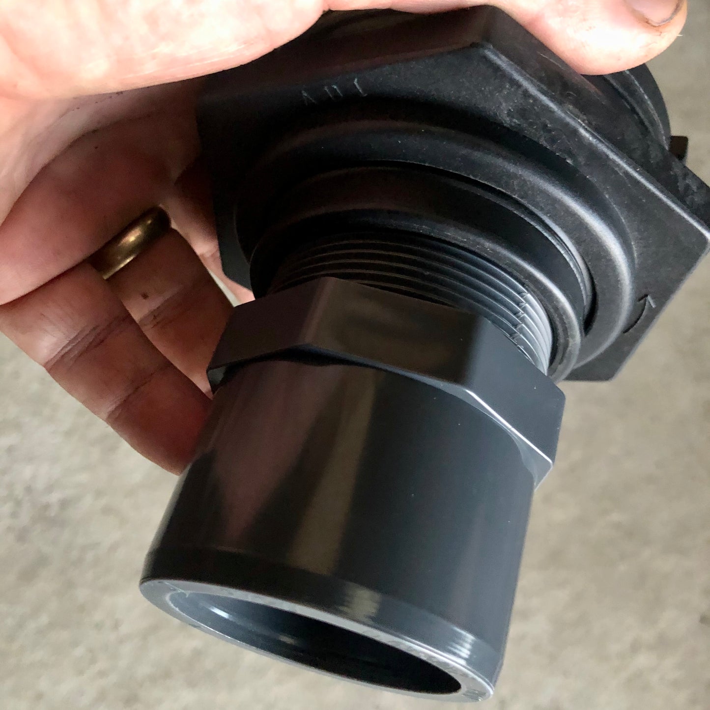 Male 2" Threaded Adaptor - SOLVENT 50mm - UK - WaterFeature.Shop