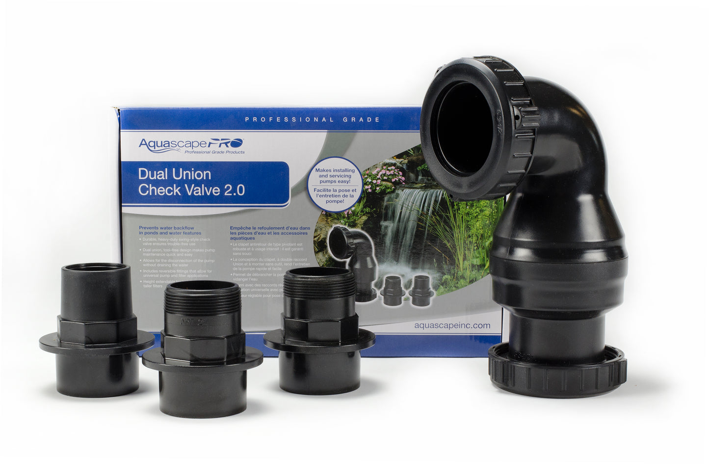 DUAL UNION CHECK VALVE 2.0 - Aquascape Supplies - UK - WaterFeature.Shop