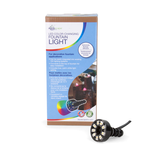 LED COLOUR-CHANGING - 2 Watt Fountain Light - UK - WaterFeature.Shop