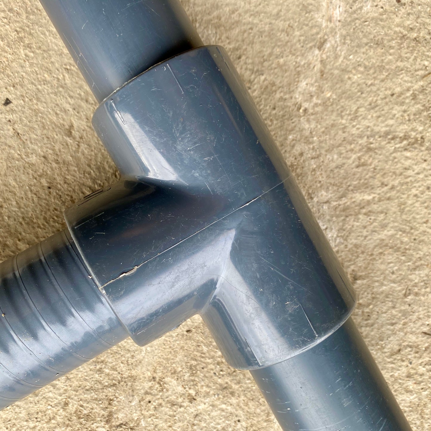 50mm - Solvent 3 Way Tee - WaterFeature.Shop