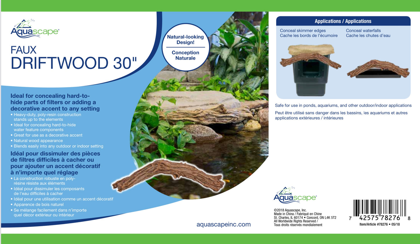Aquascape UK Faux Driftwood 30 - WaterFeature.Shop