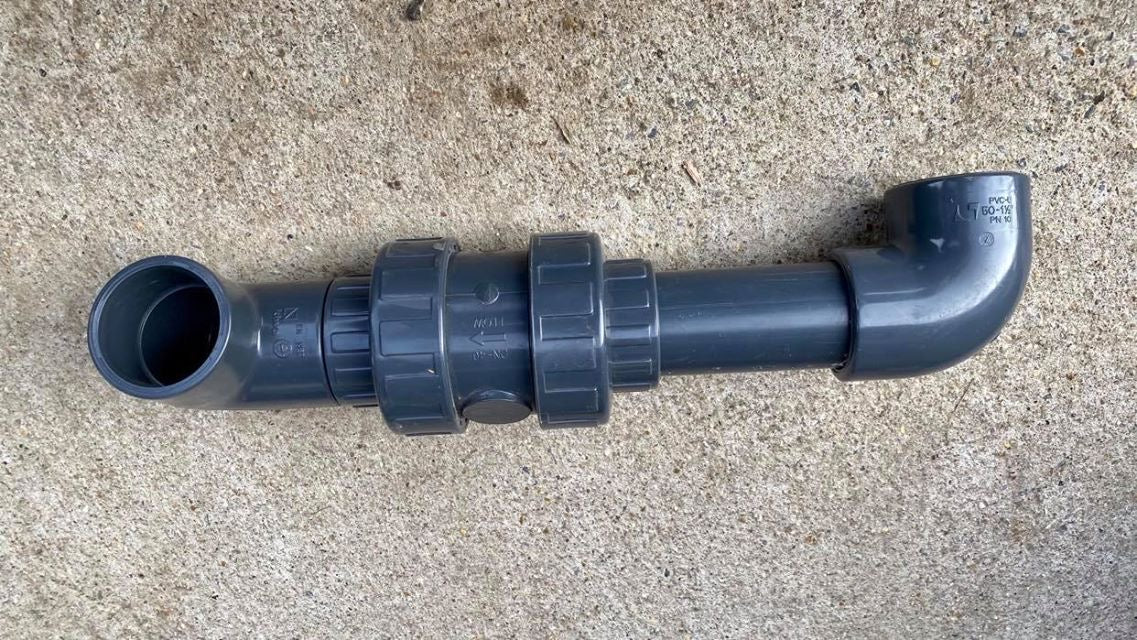 50mm Solvent Non-Return Valve - WaterFeature.Shop