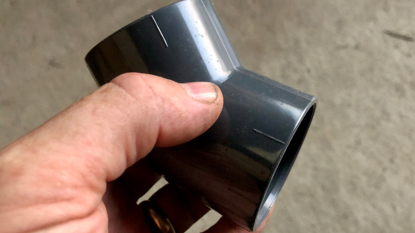 SOLVENT - 45 Degree ELBOW BEND - 50mm - Pipe Fitting - UK - WaterFeature.Shop