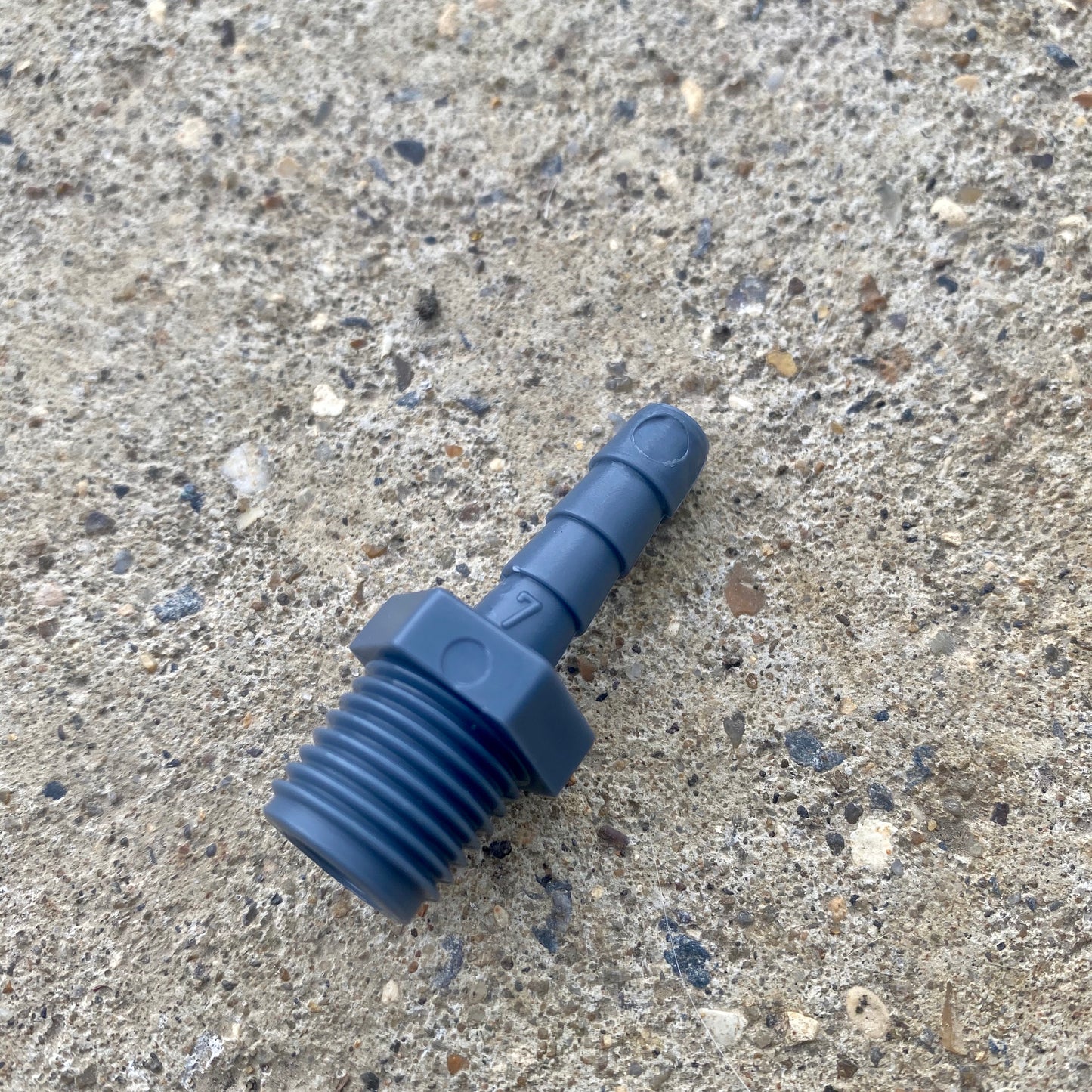 Male Thread 1/4” to 7mm Hosetail - WaterFeature.Shop