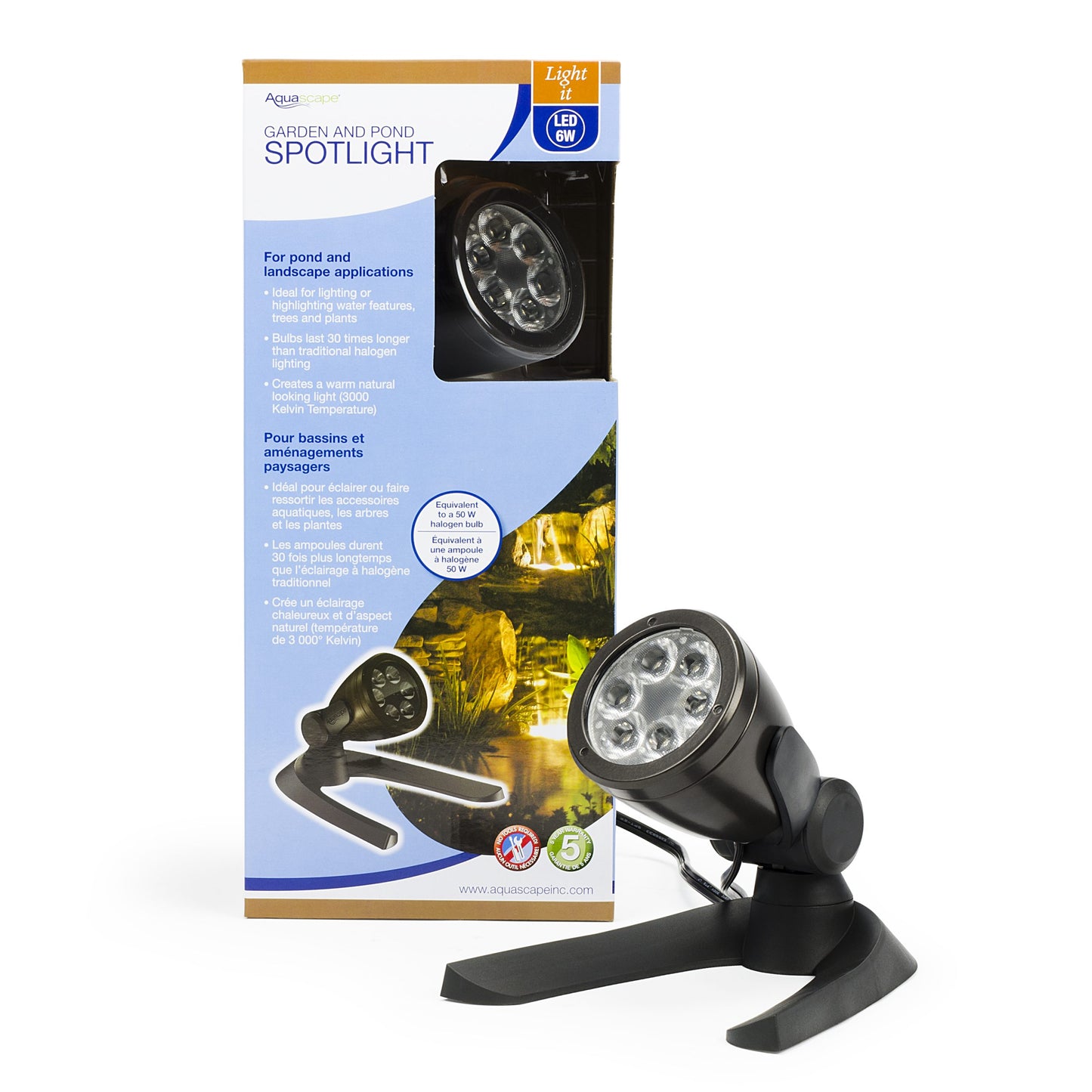 6 Watt Garden and Pond LED Spotlight - WaterFeature.Shop