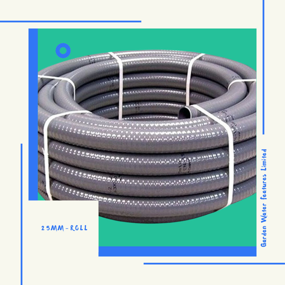 Pond Hose - Solvent - Flexible PVC Pipe - WaterFeature.Shop