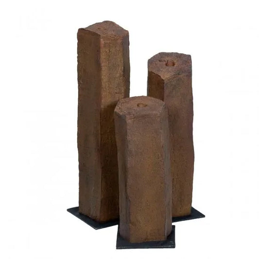 Faux Basalt Column  Set of Three