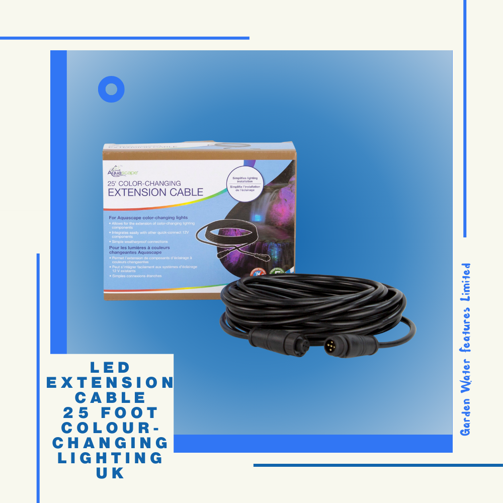 Colour-Changing Light Extension Cable - WaterFeature.Shop