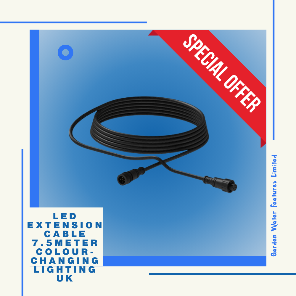 Colour-Changing Light Extension Cable - WaterFeature.Shop