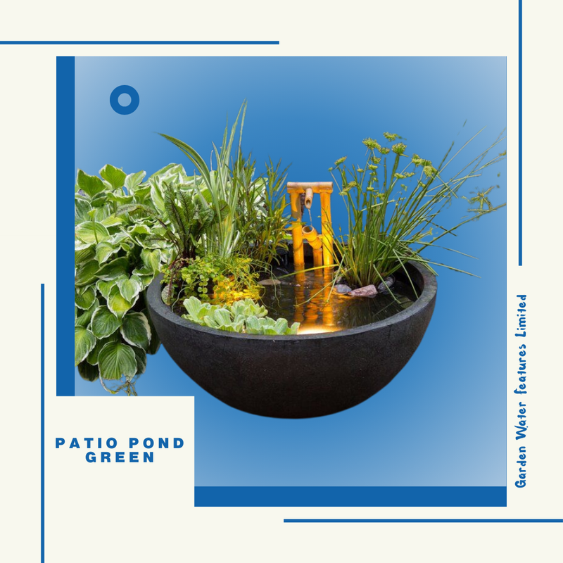 Patio Pond - Green Slate