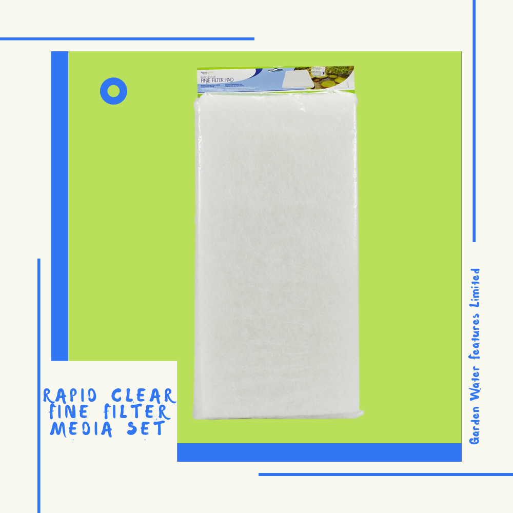 Aquascape Rapid Clear Fine Filter Pads in packaging