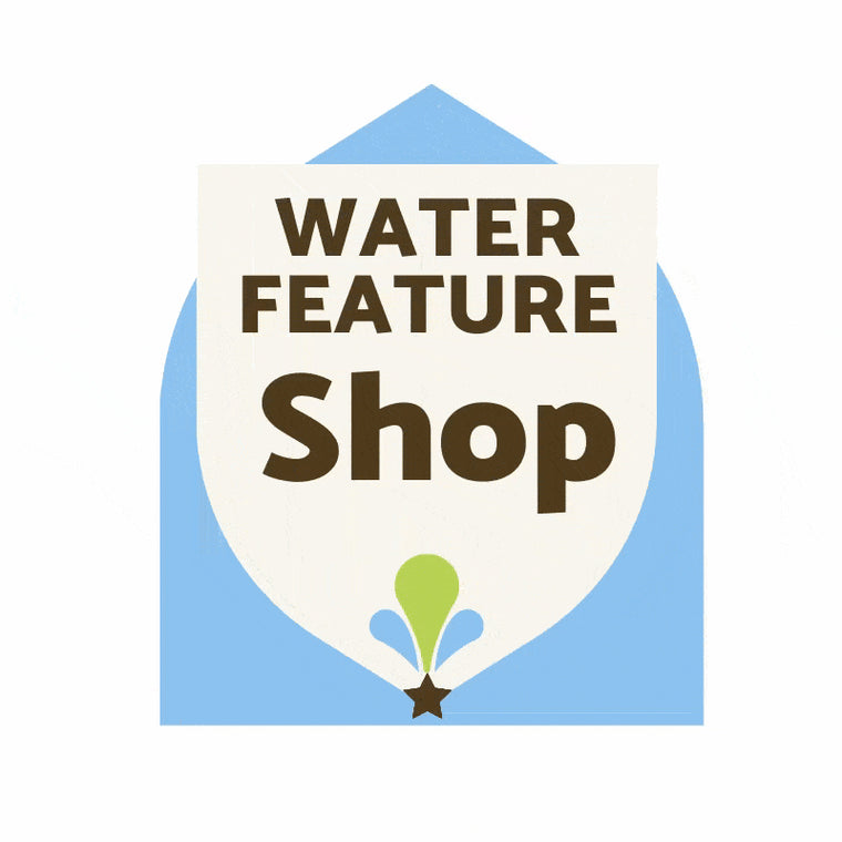 This image is the water feature shop logo