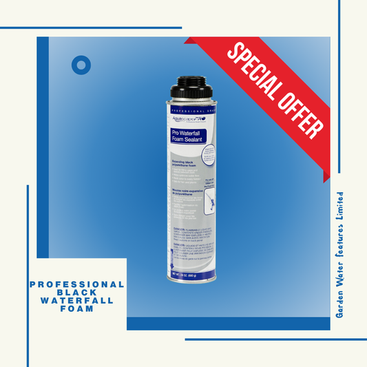 Professional Black Waterfall Foam