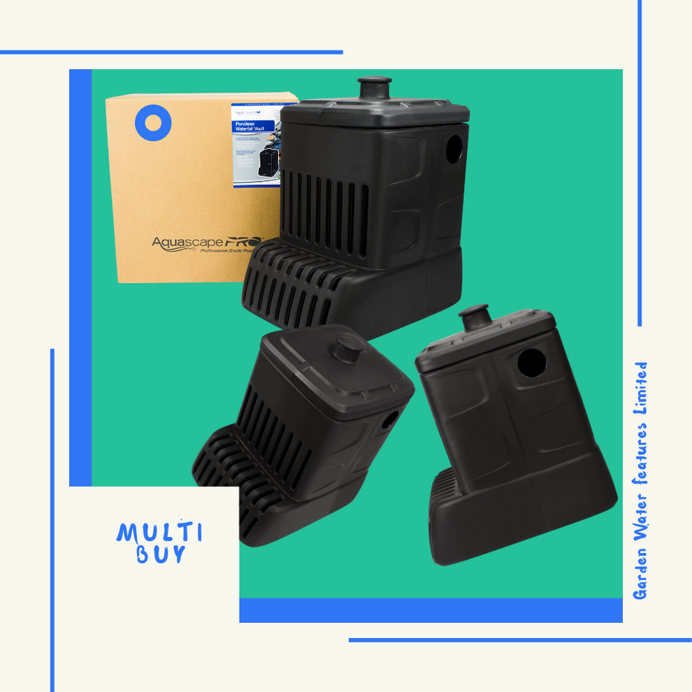 Pondless® Waterfall Vault Aquascape® Pump Vault UK Main Dealer