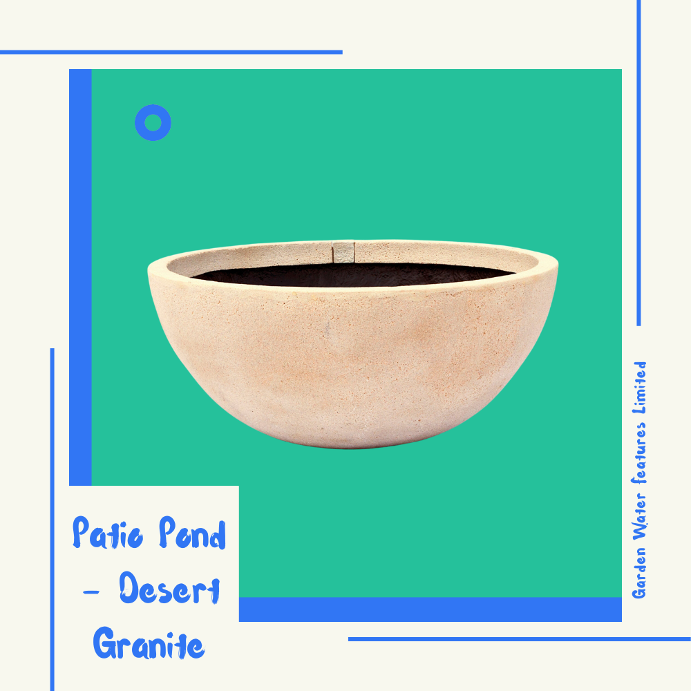 Patio Pond - Desert Granite - WaterFeature.Shop