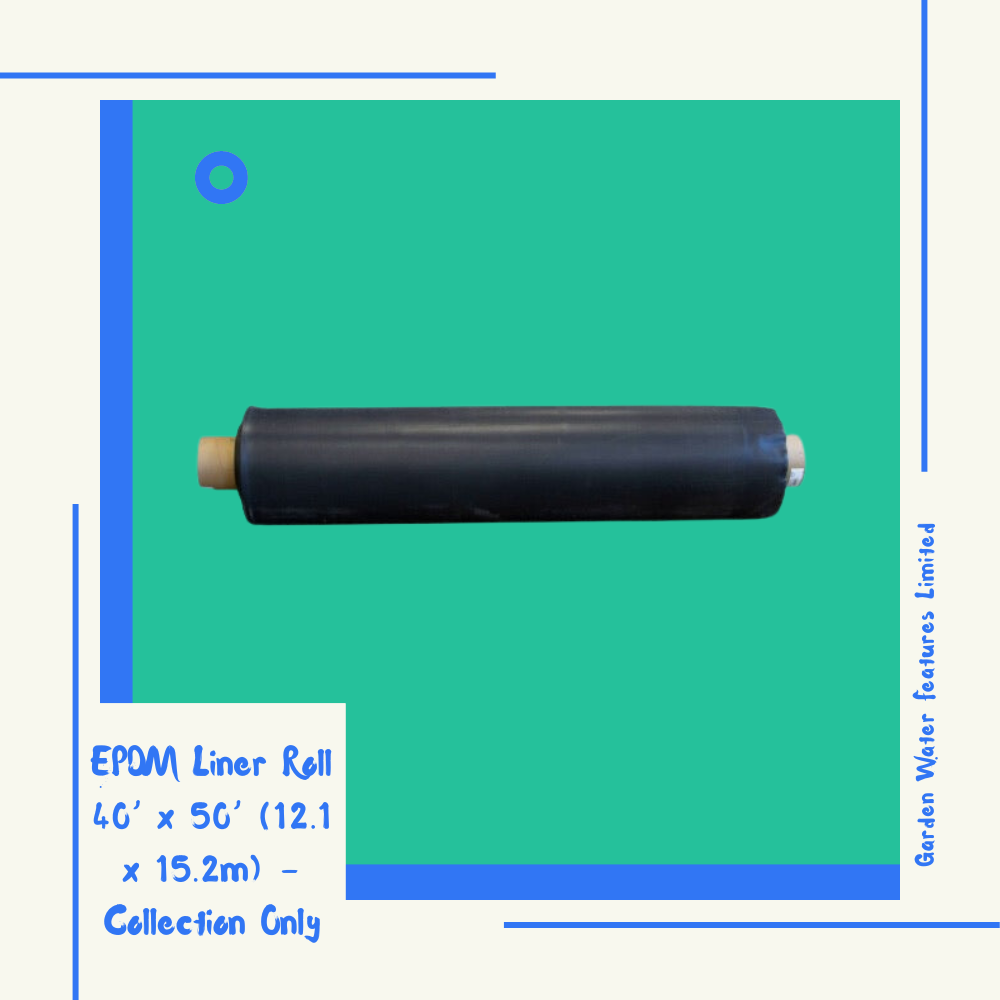 EPDM Liner Roll 40’ x 50’ (12.1 x 15.2m) - Collection Only